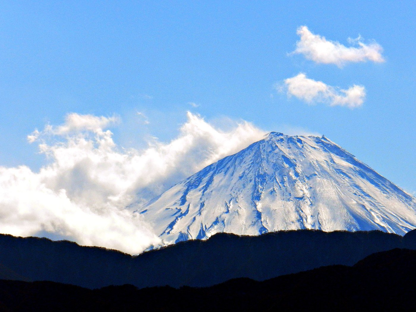 アトリエから望む富士山